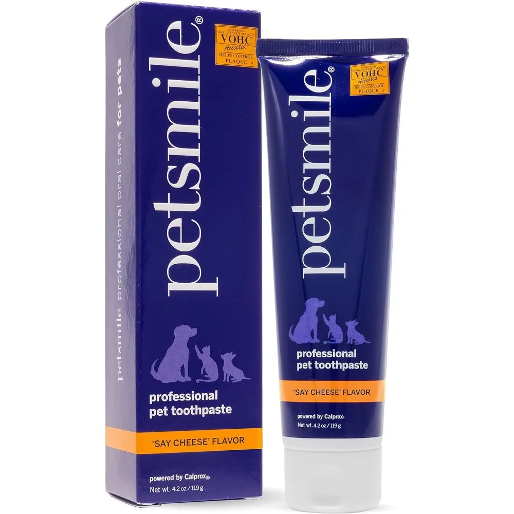 10% OFF: Petsmile Professional Say Cheese Flavour Toothpaste For Cats & Dogs 4.2oz