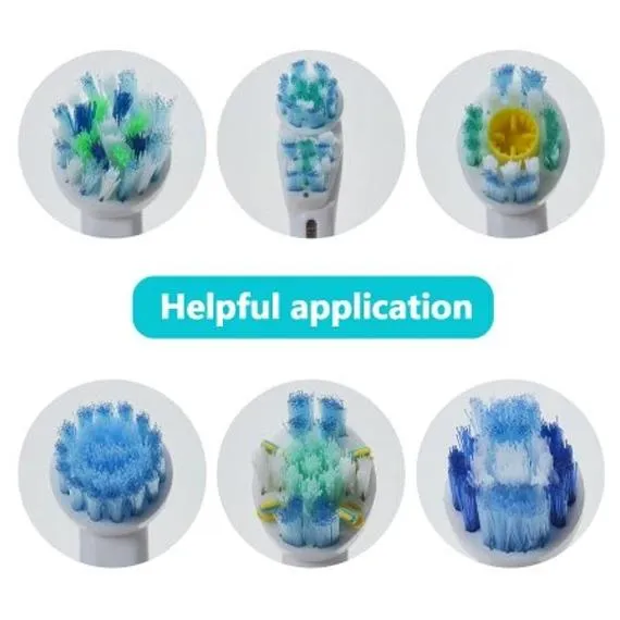 12-Pack: Clean Replacement Electric Toothbrush Heads