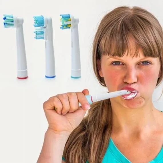 12-Pack: Clean Replacement Electric Toothbrush Heads