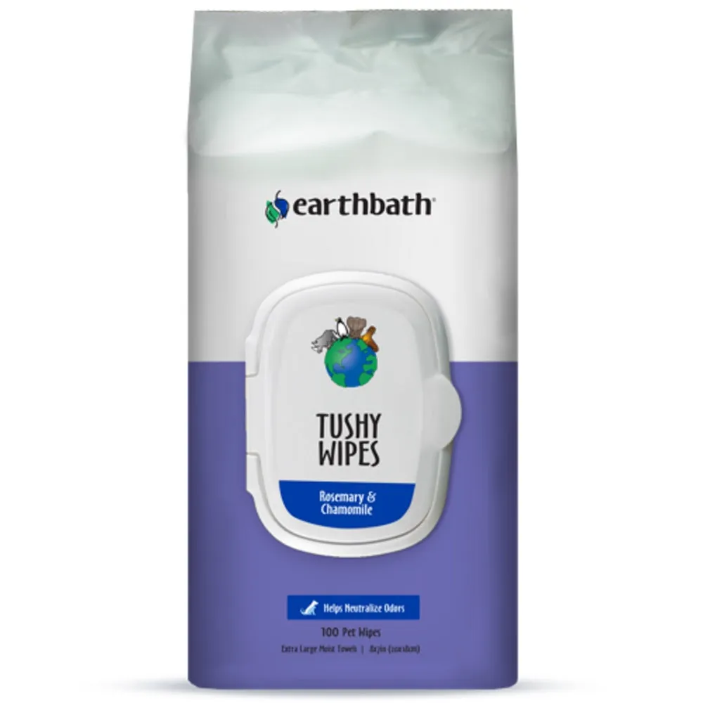 20% OFF: Earthbath Tushy Wipes For Pets 100pc