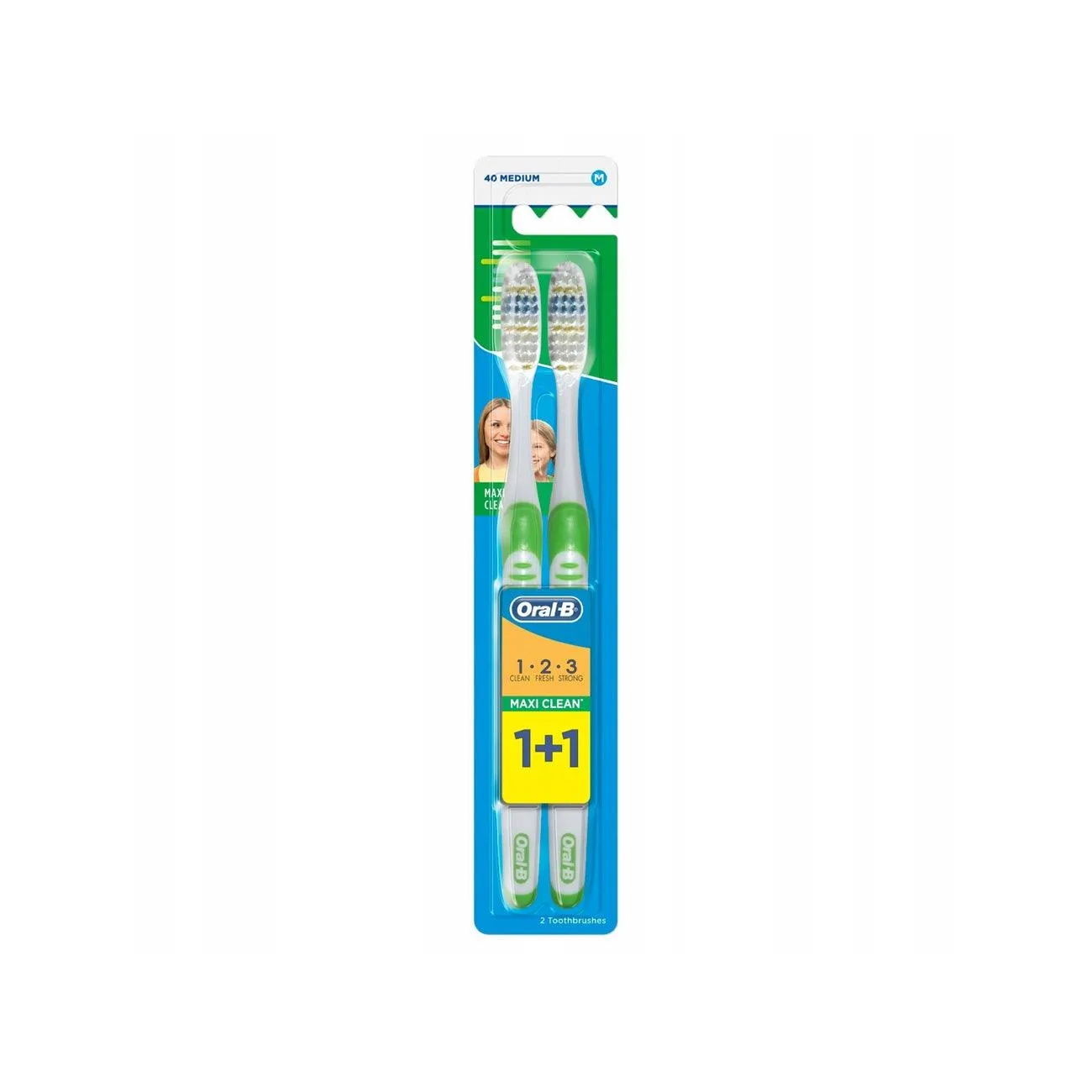 3 Effect Maxi Clean Toothbrush - Pack of 2