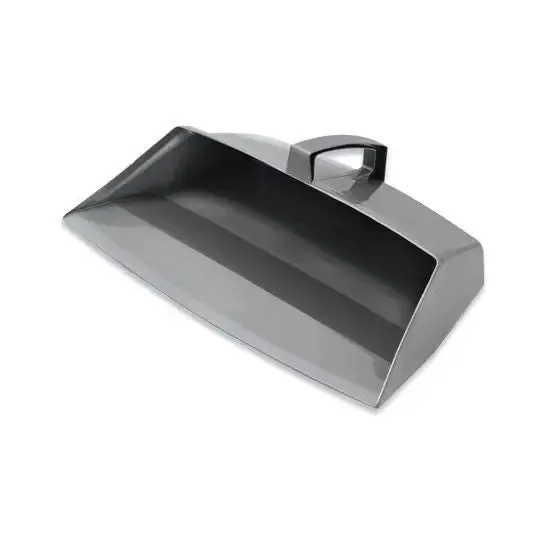 Addis Plastic Closed Dustpan Metallic Grey