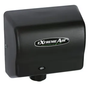 AMERICAN DRYER® GXT9-BG eXtremeAir® HAND DRYER - Steel Black Graphite Auto High Speed Heated Universal Voltage