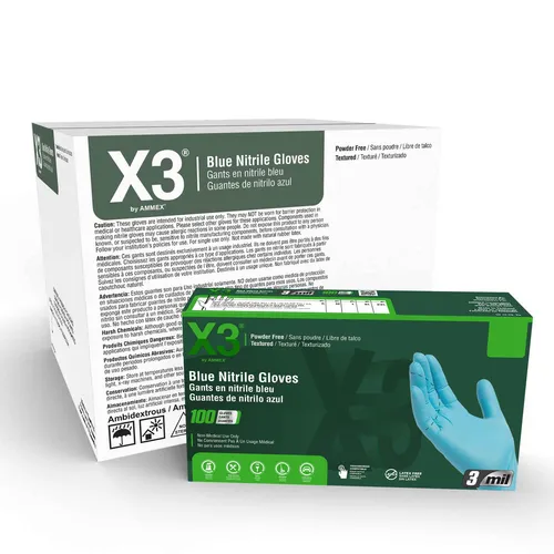 Ammex X344100 Disposable Gloves