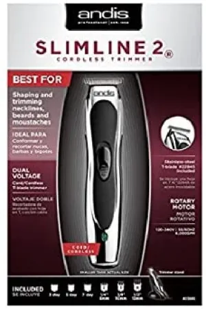 Andis Trimmer Slimline 2 T-Blade Cord/Cordless