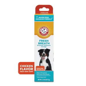 Arm and Hammer Fresh Breath Enzymatic Toothpaste for Dogs Chicken