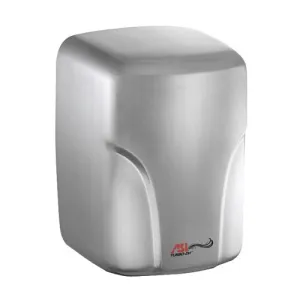 ASI® 0197-2-93 TURBO-Dri™ Hand Dryer - Satin Stainless Steel Cover High Speed Automatic Surface-Mounted 208V-240V