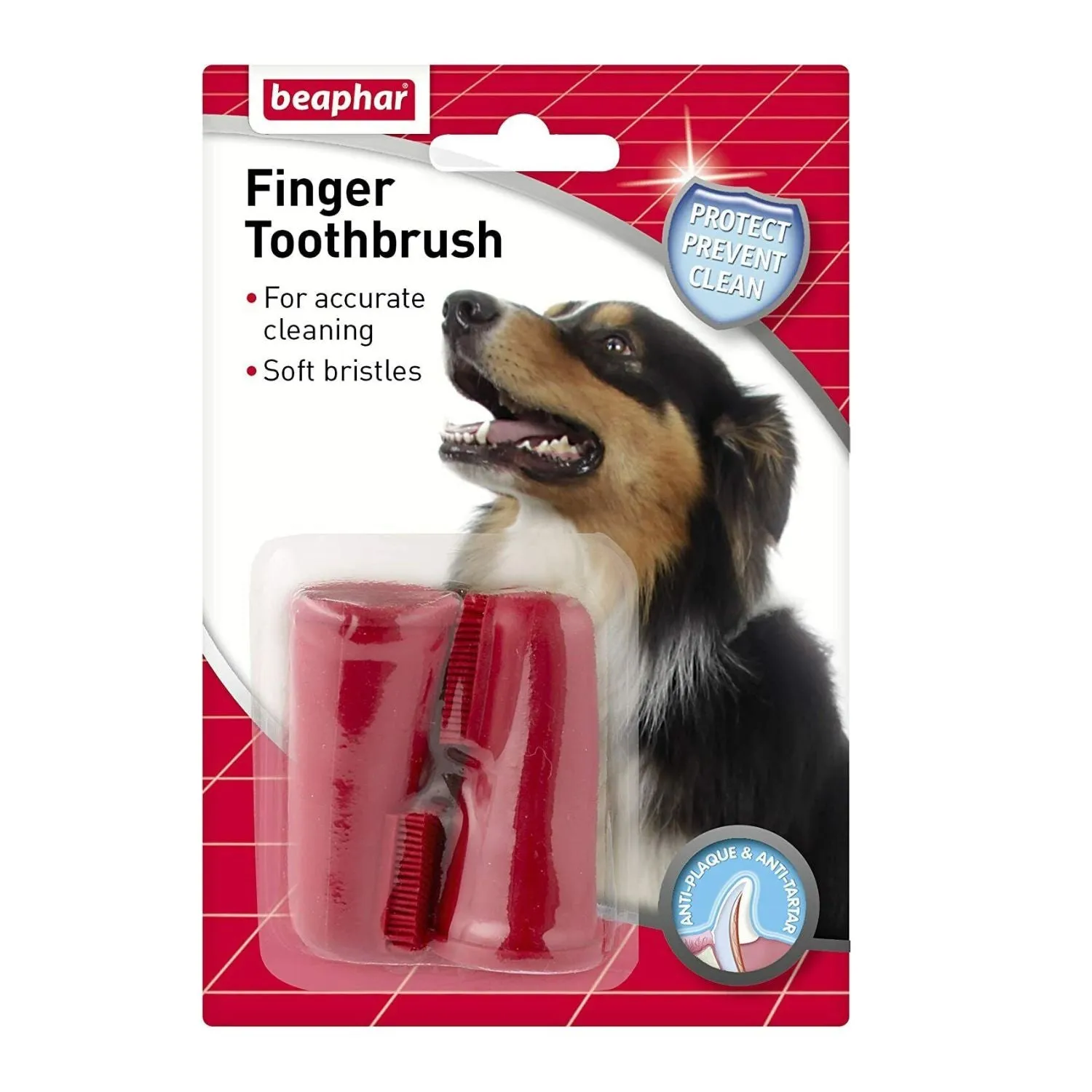 Beaphar Finger Toothbrush 2pk With Hatchwells Toothpaste Bundle For Cats & Dogs