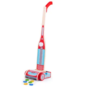 Bigjigs Toys Wooden Upright Vacuum Hoover