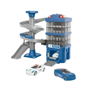 Children'S Game Police 3-Level Parking Toy Set Wj-357