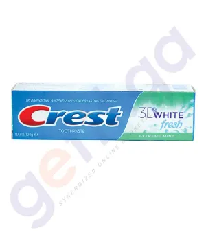 CREST 125ML 3D WHITE FRESH EXTREME MINT - TOOTHPASTE