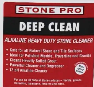 Deep Clean Non-Acidic Heavy-Duty Stone Cleaner 5gal