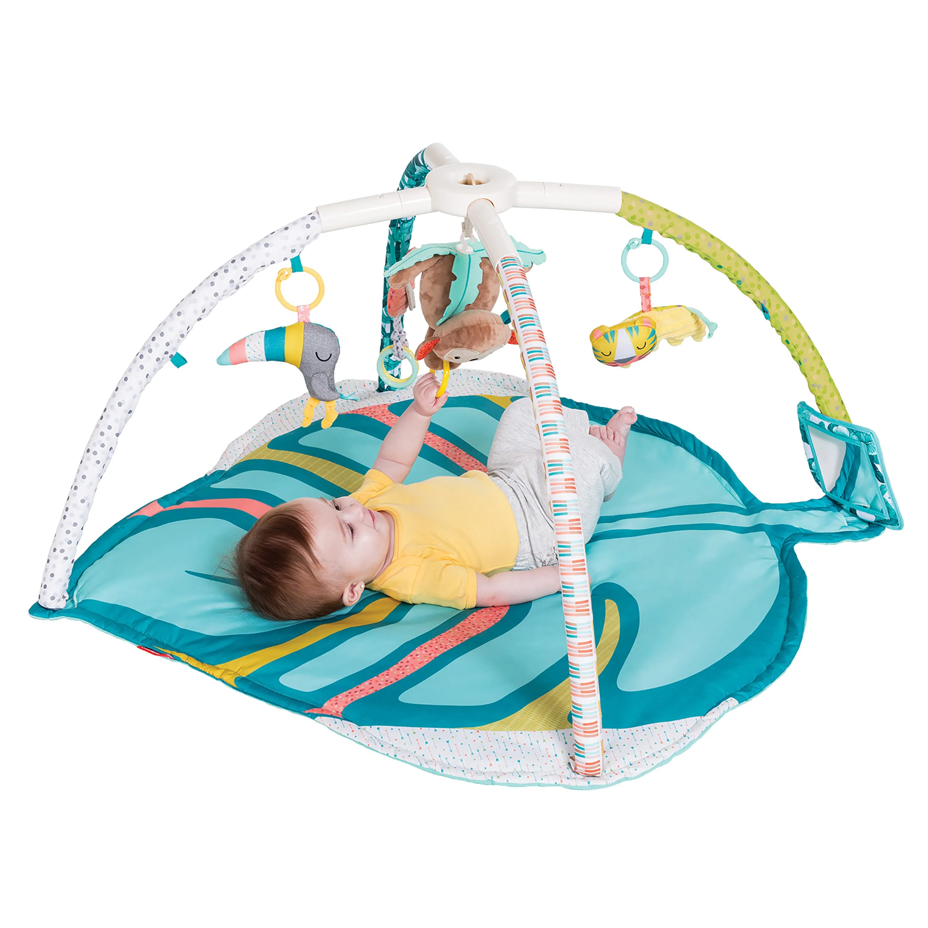 Deluxe Twist & Fold Activity Gym & Play Mat™ Tropical