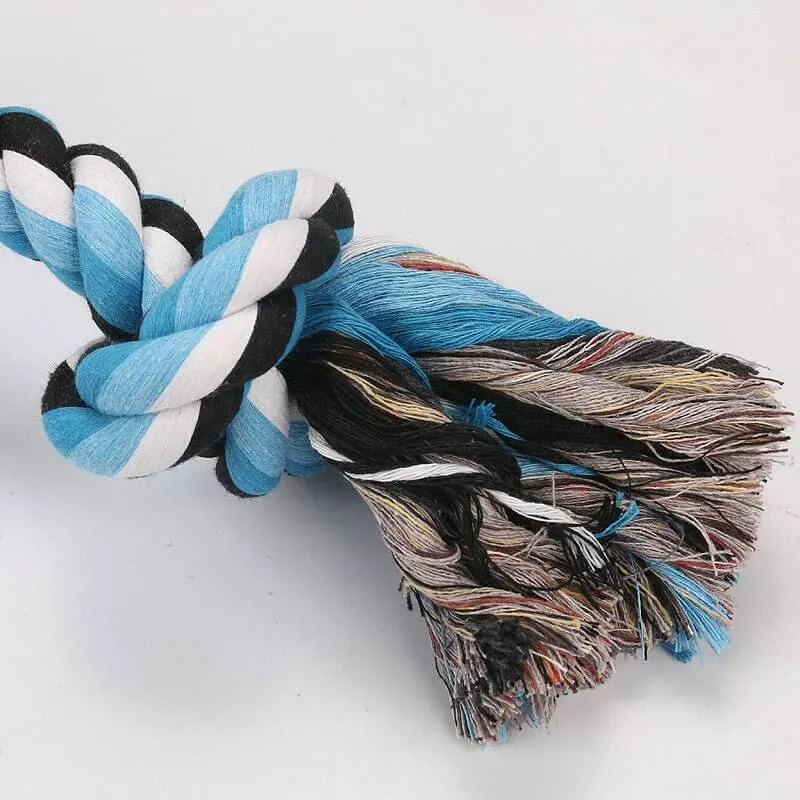 Dog Woven Rope Chew Toy Tug Toys for Medium Large Dogs 2Colors