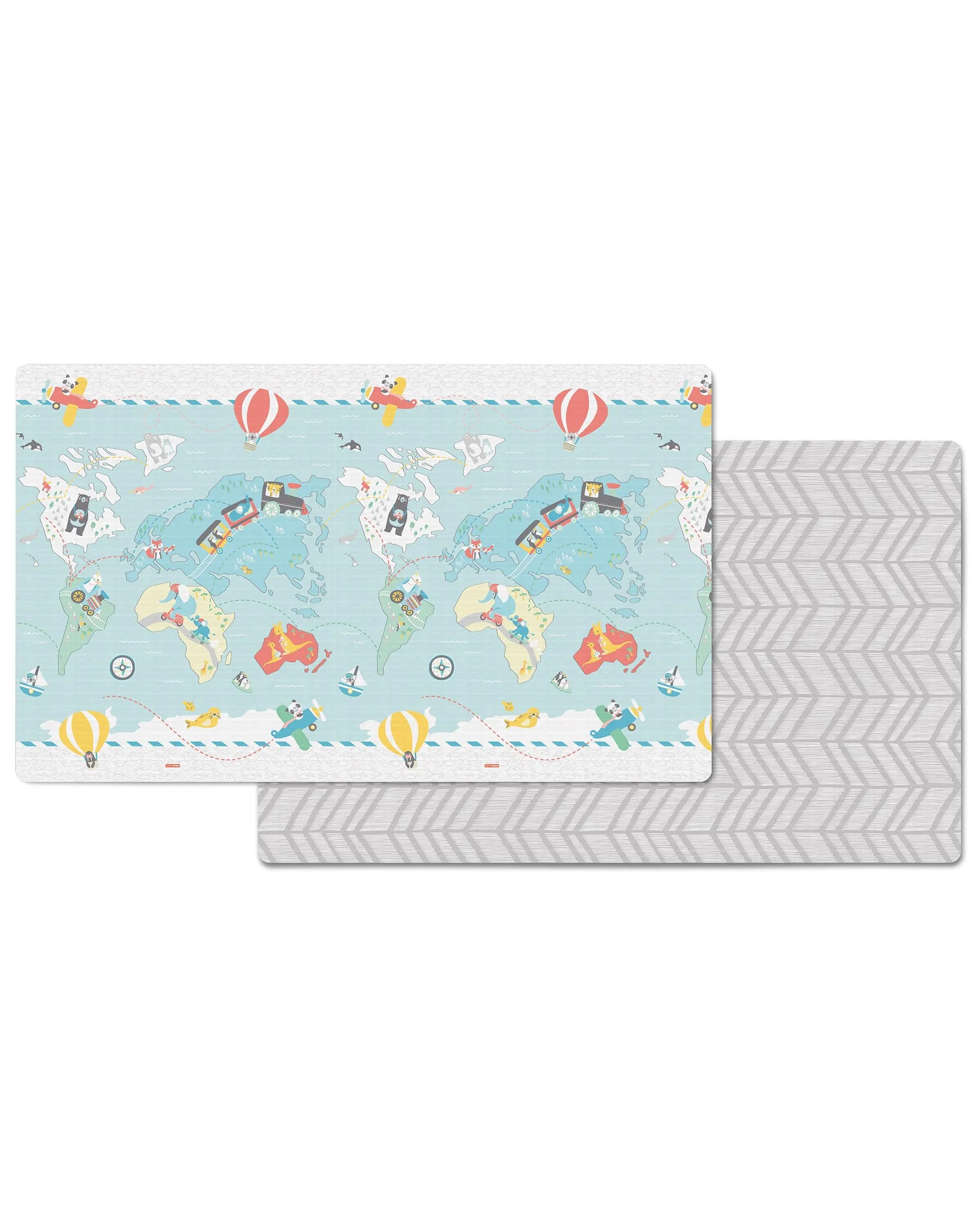 Doubleplay Reversible Playmat - Little Travellers