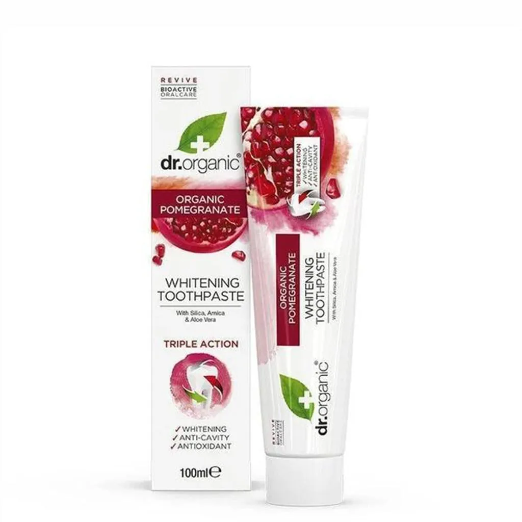 Dr Organic Toothpaste (Whitening) Organic Pomegranate