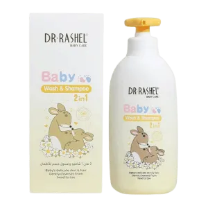 DR.RASHEL BABY WASH & SHAMPOO 2IN1 ORGANIC CALENDULA 300ML