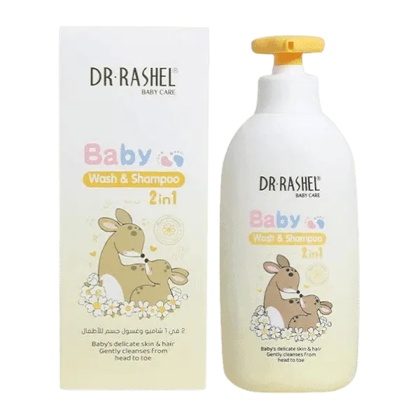 DR.RASHEL BABY WASH & SHAMPOO 2IN1 ORGANIC CALENDULA 300ML