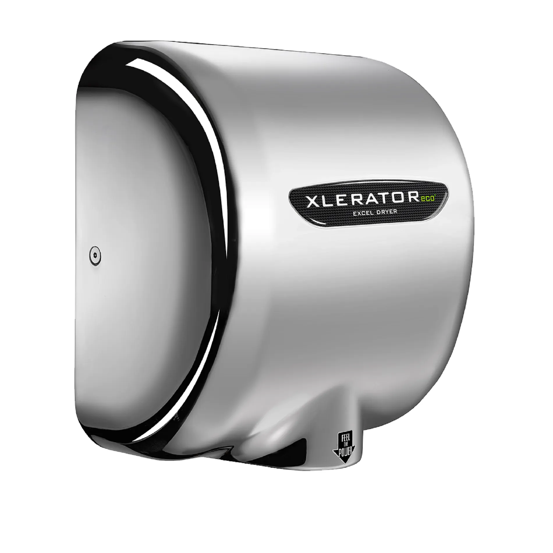 Excel Dryer XLERATOR® XL-CH-ECO (No Heat) Hand Dryer with HEPA Filter - Polished Chrome High Speed Automatic Surface-Mounted