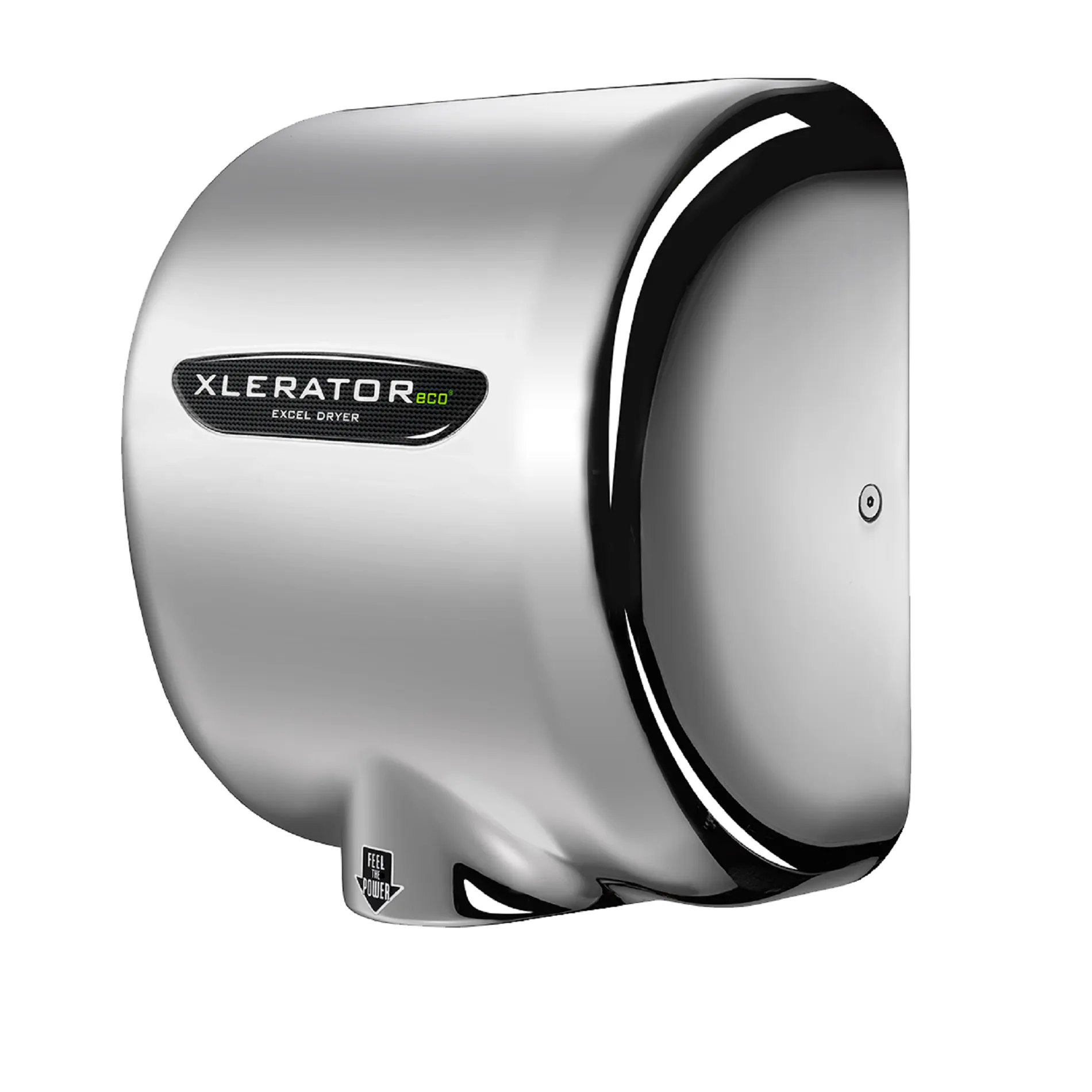 Excel Dryer XLERATOR® XL-CH-ECO (No Heat) Hand Dryer with HEPA Filter - Polished Chrome High Speed Automatic Surface-Mounted