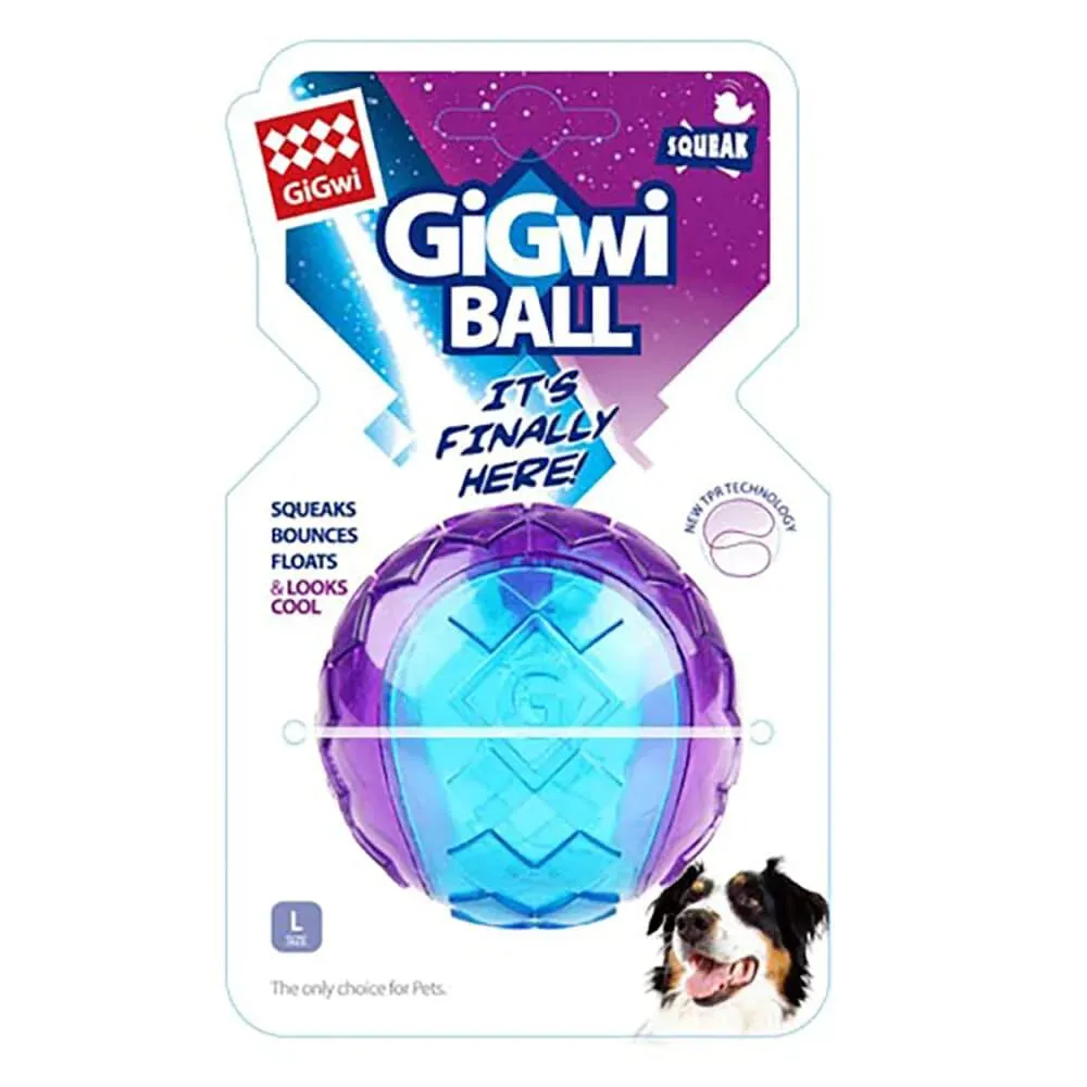 Gigwi Squeaker Ball Dog Toy | Small Medium Large