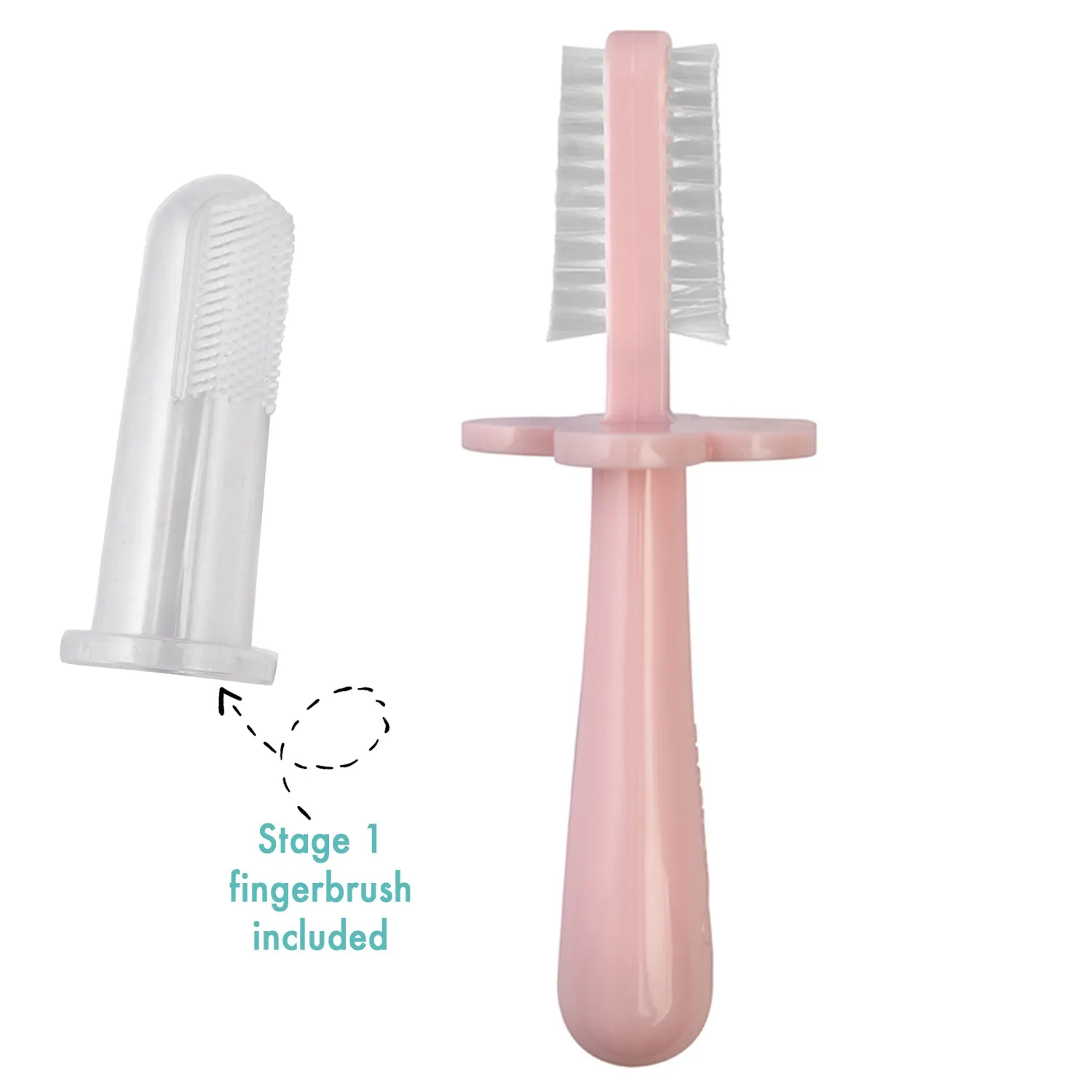 Grabease Double Sided Toothbrush Blush