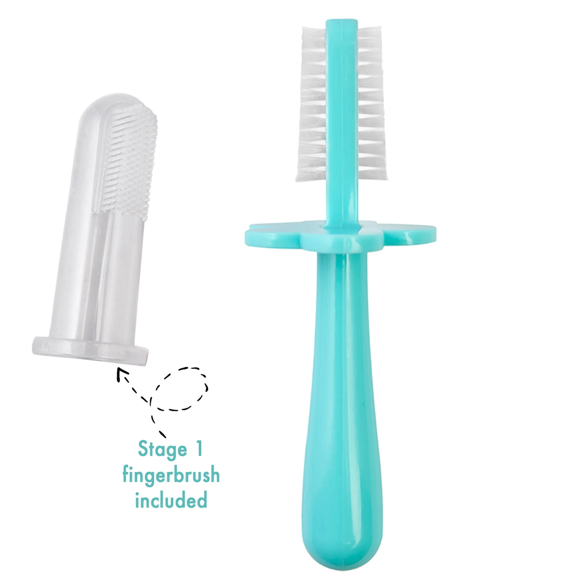 Grabease Double Sided Toothbrush Teal