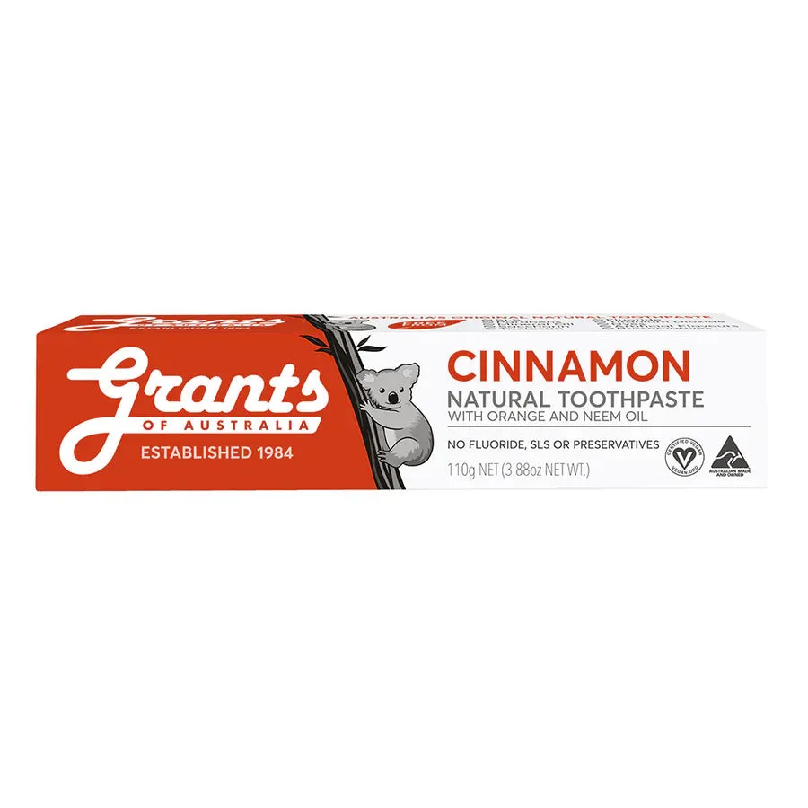 Grants Toothpaste Tube Cinnamon