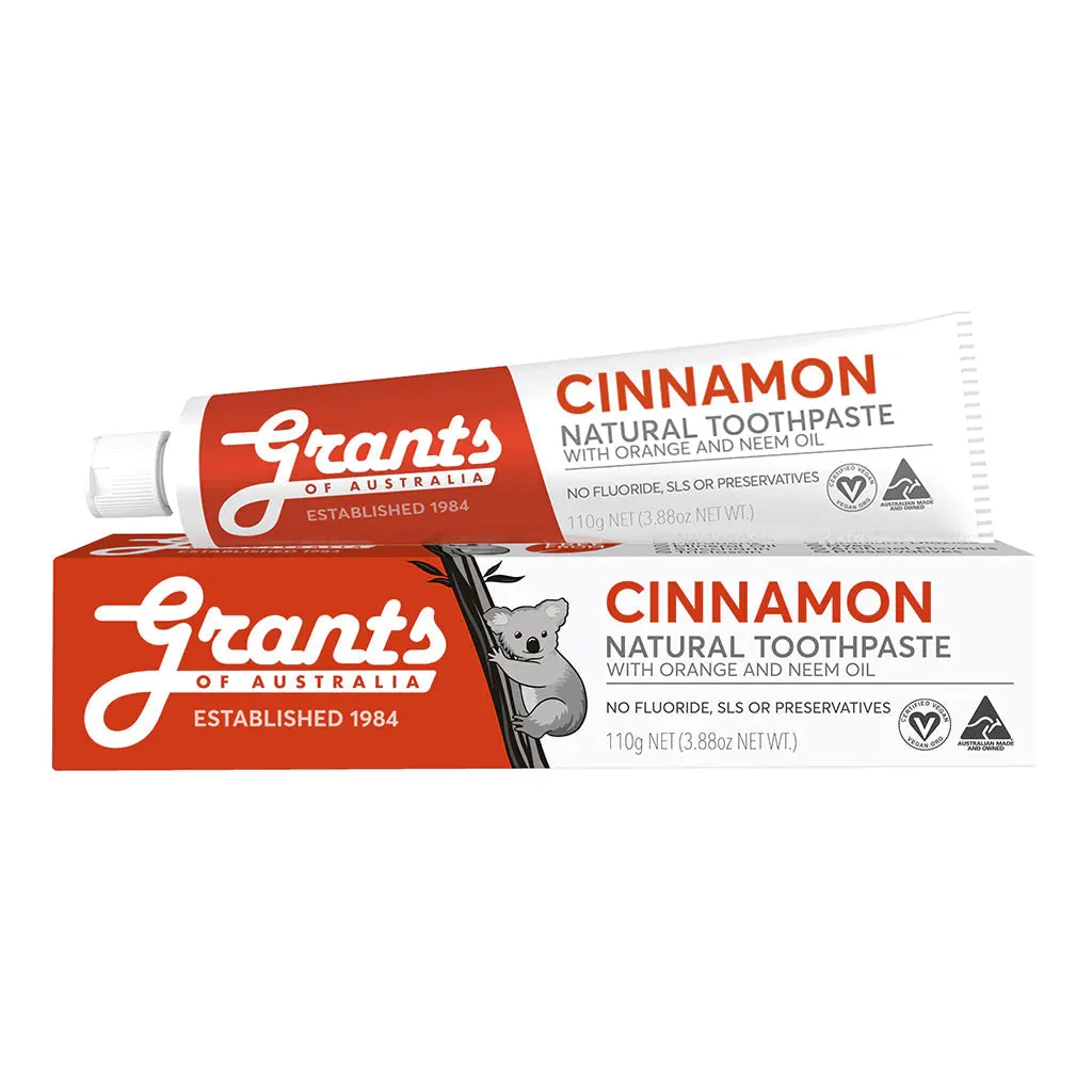 Grants Toothpaste Tube Cinnamon