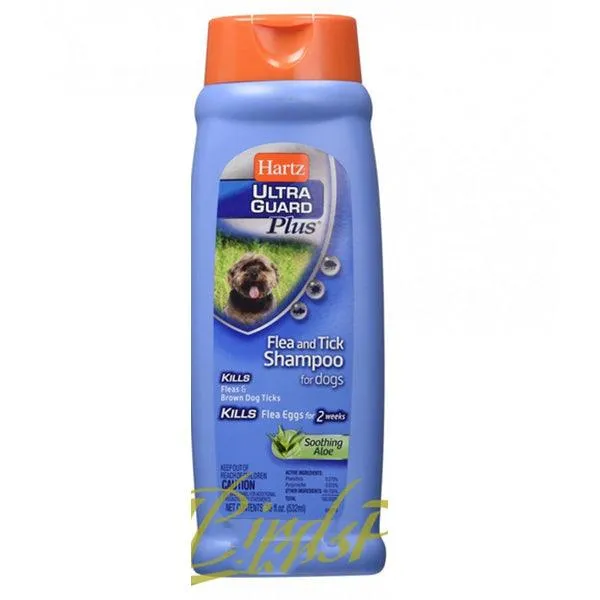 Hartz Dog Shampoo Ultra Guard Flea Tick Soothing Aloe 180z