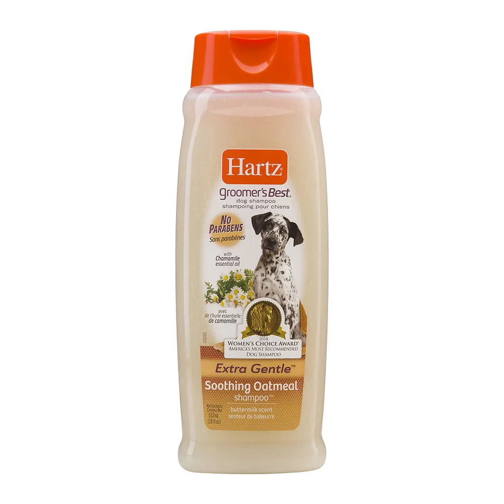 Hartz Groomer's Best Dog Soothing Oatmeal Buttermilk Scent Shampoo 18oz