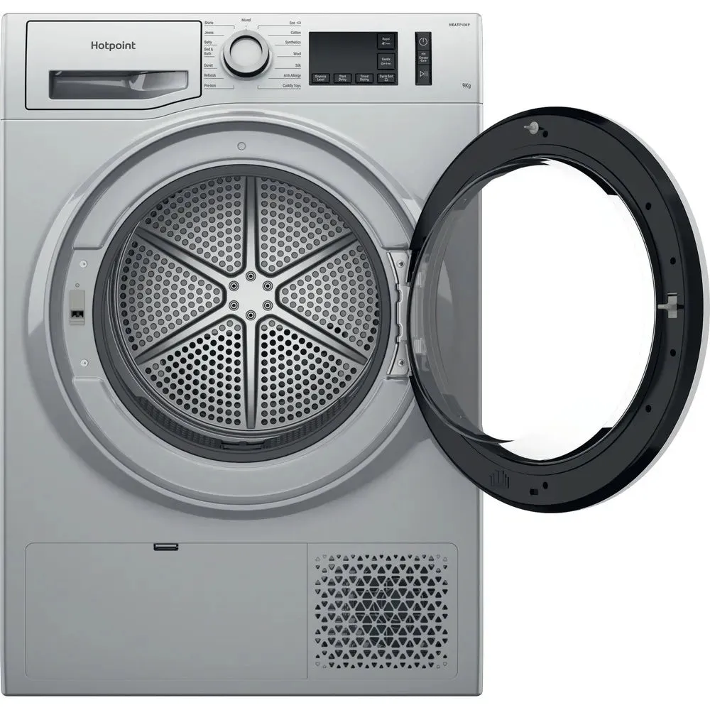 Hotpoint NTM1192SSKUK 9kg Heat Pump Tumble Dryer Silver