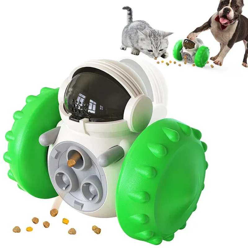 Interactive Tumbler Toy for Dogs and Cats - Slow Feeder and IQ Enhancer