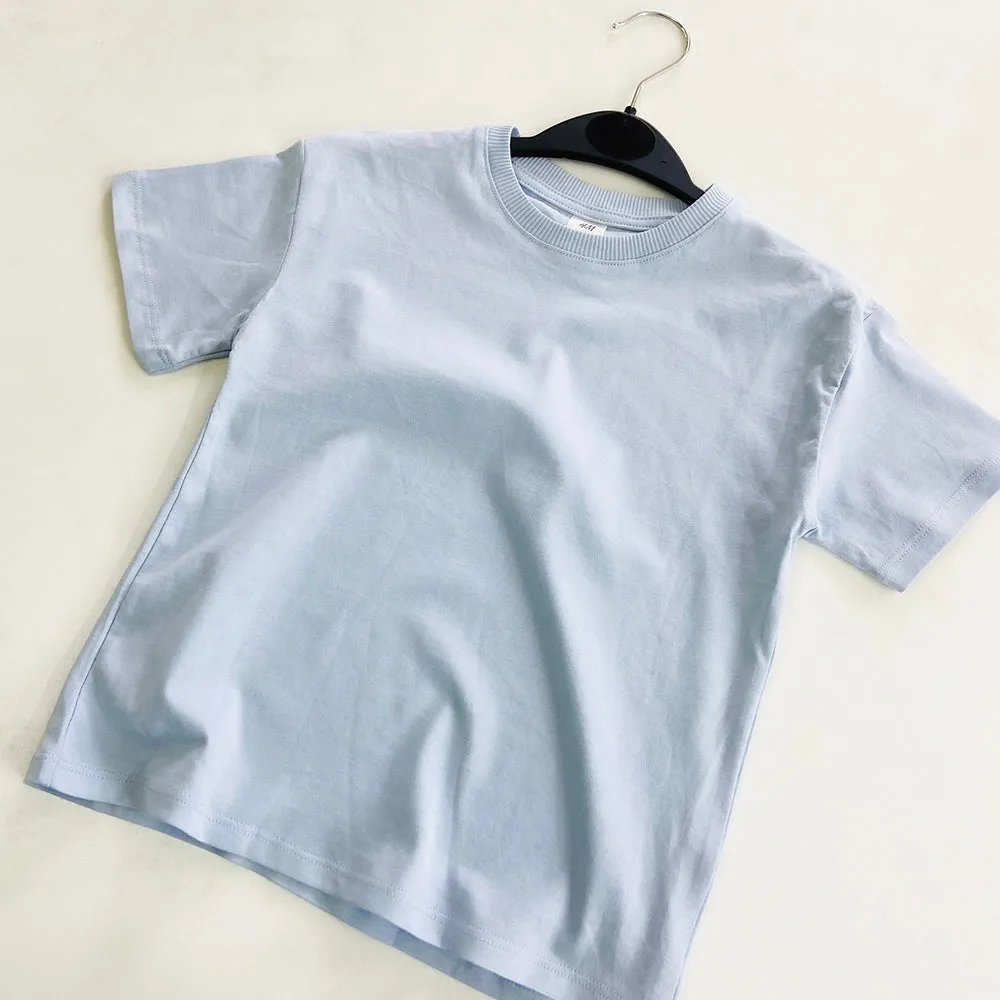 Kids Round Neck Short Sleeve T-shirt