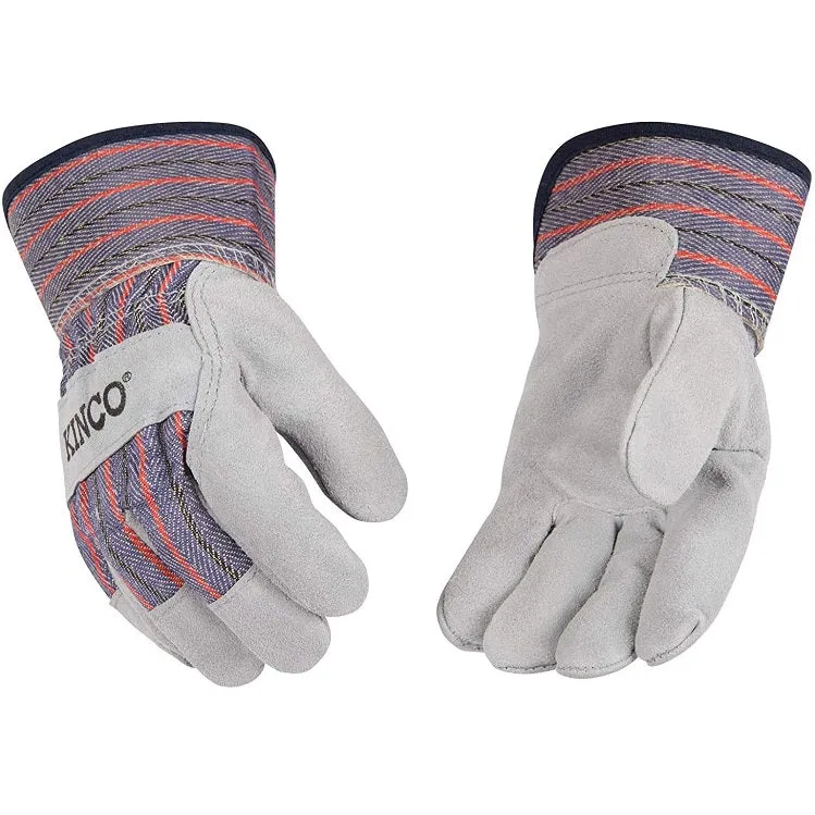 Kids Split Leather Palm Chore Gloves