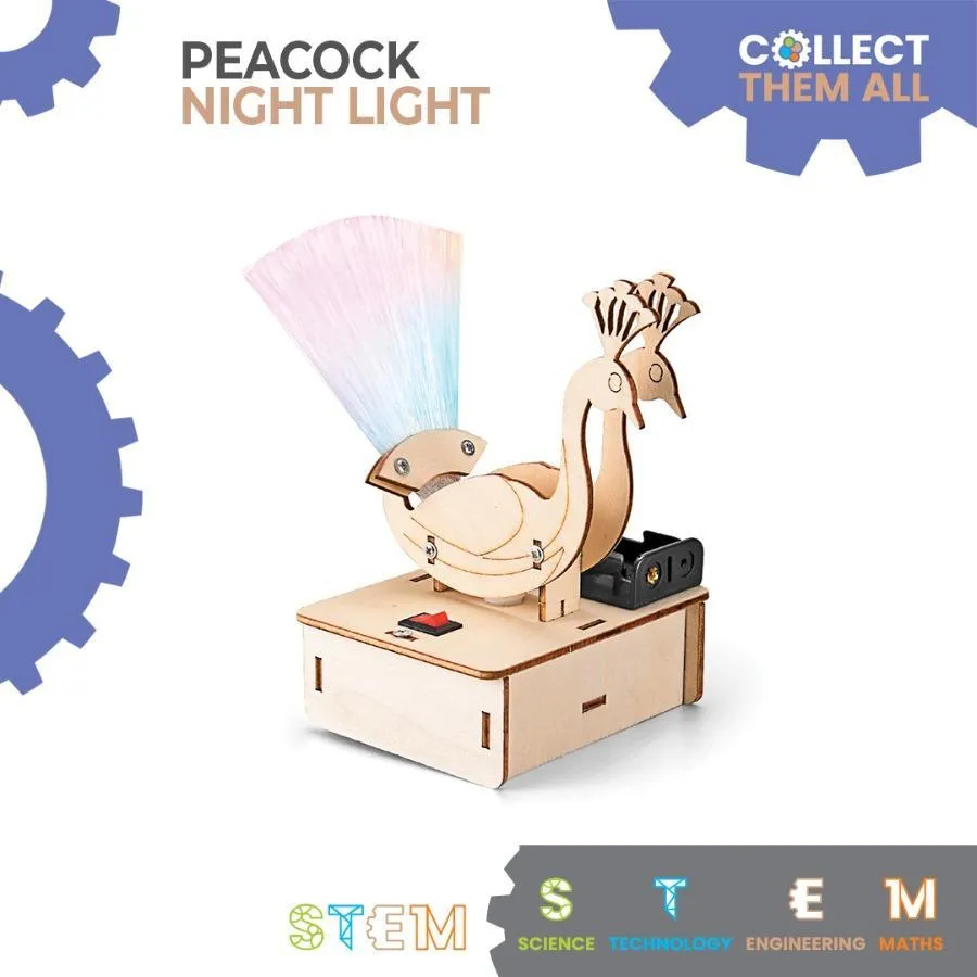 Luminous Peacock Stem Toys