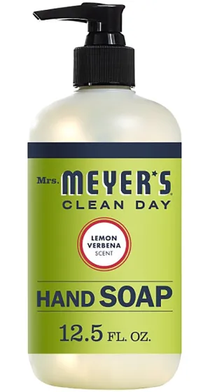 Mrs. Meyer's 12104 Hand Soap, Liquid, Lemon Verbena, 12.5 oz Bottle :EA: QUANTITY: 1