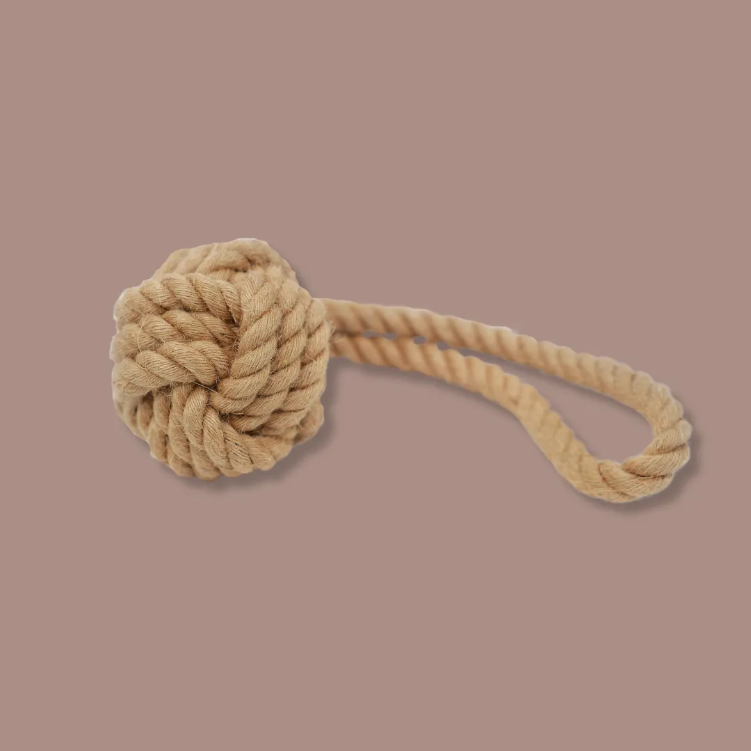 Natural Hemp Tug Rope Ball