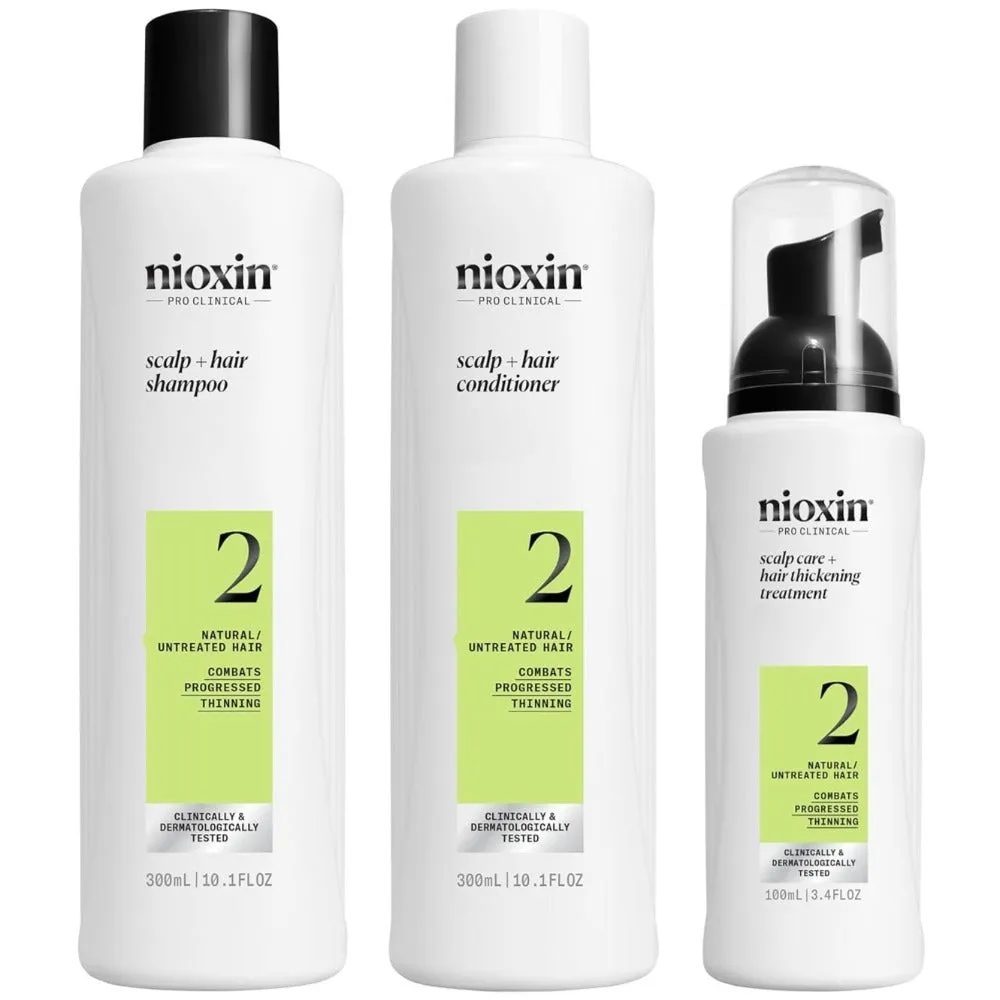 Nioxin System Kit 2 - Natural Hair With Progressed Thinning