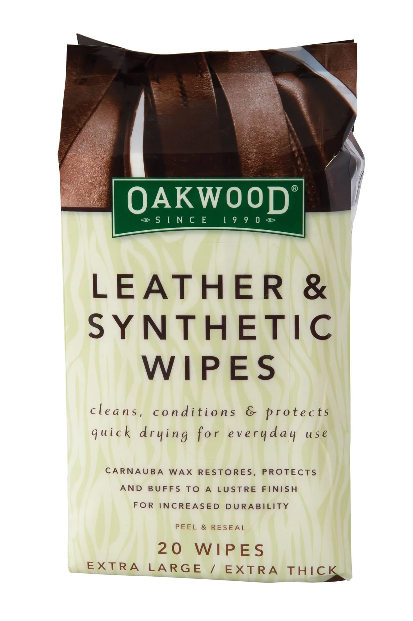 Oakwood Leather & Synthetic Wipes