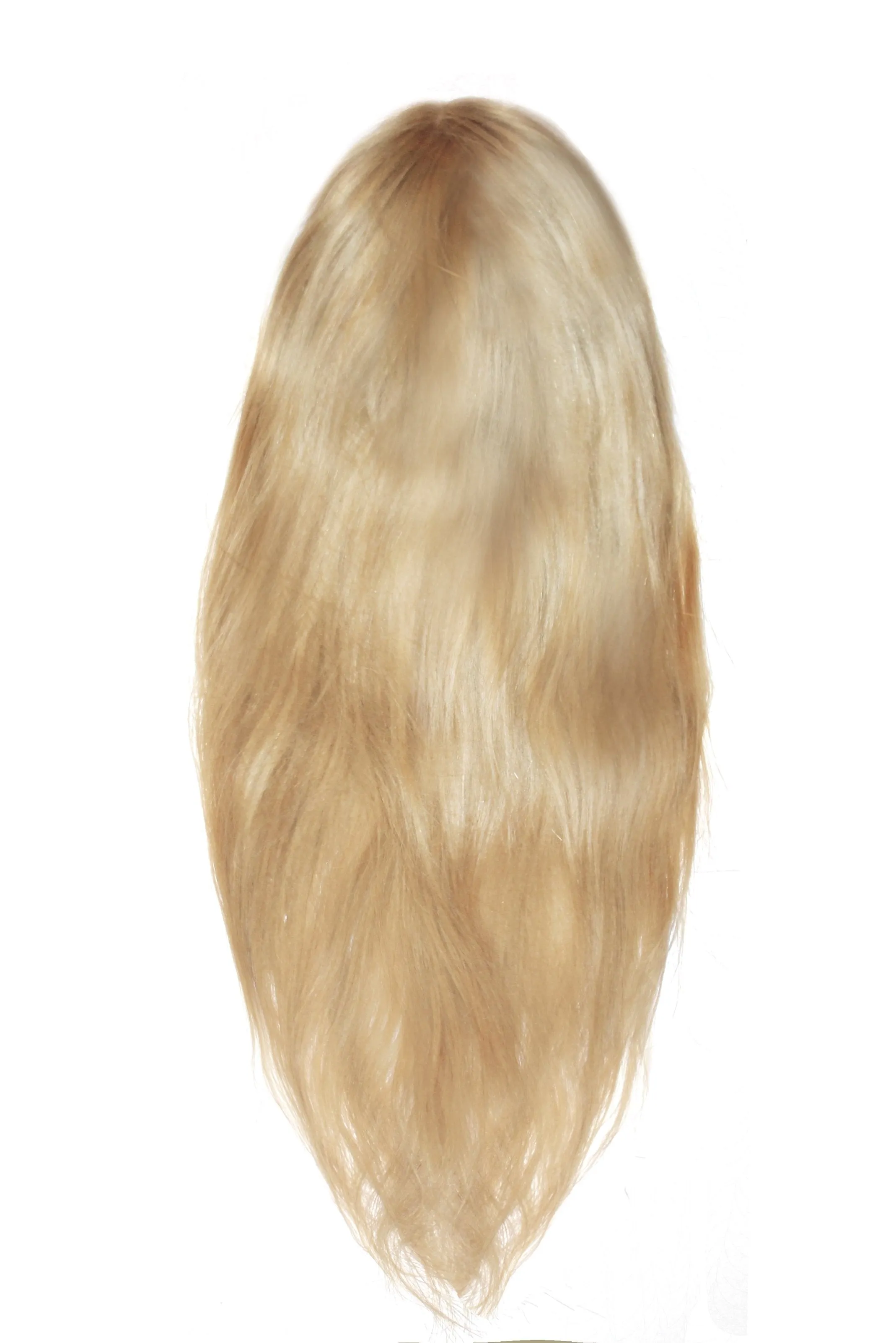 oh dear dolly – Ava Deluxe Human Hair Silk Top Wig, Straight, 16”, #27/613 Mix