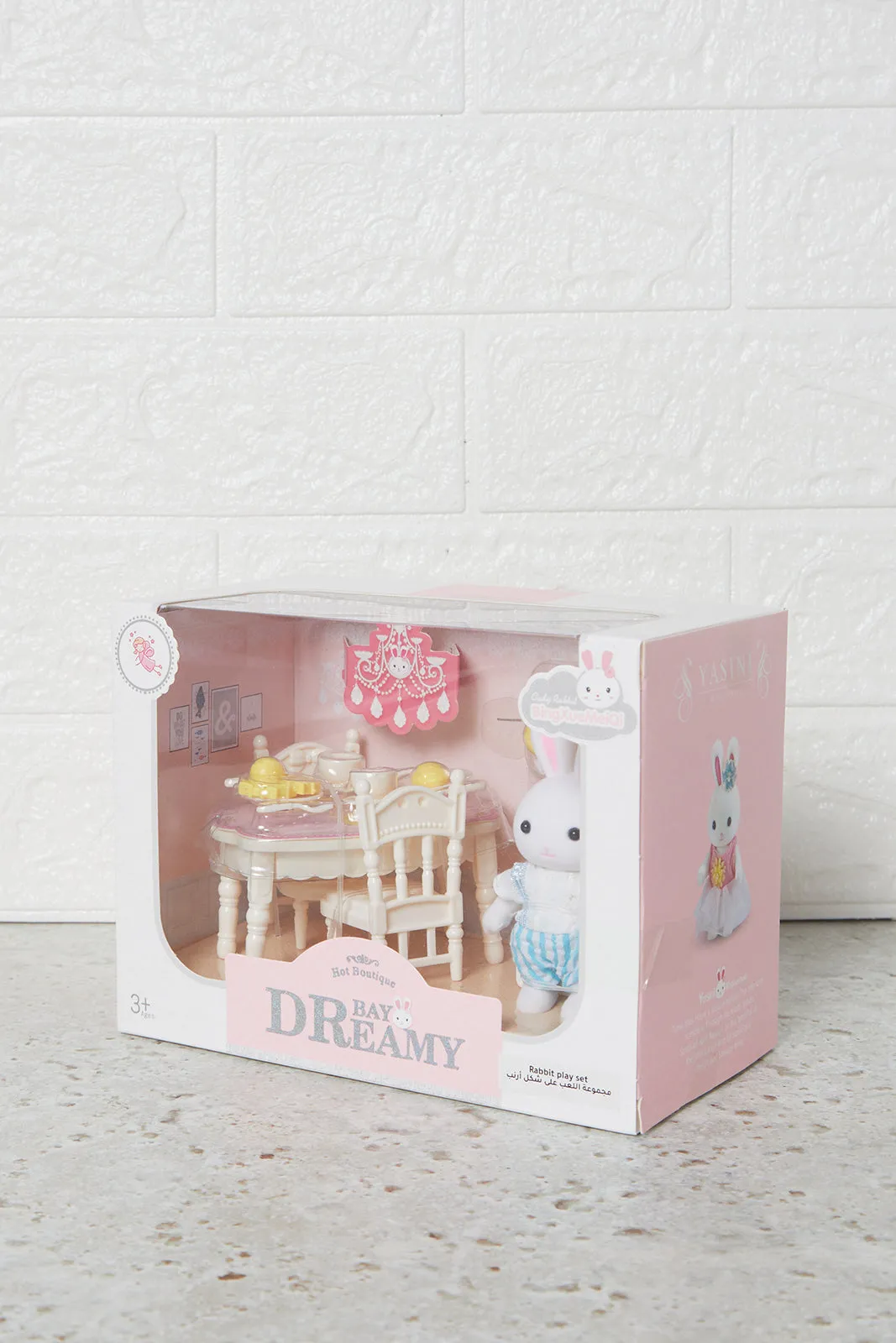 Pink Bay Dreamy Rabbit Dinning Play Set