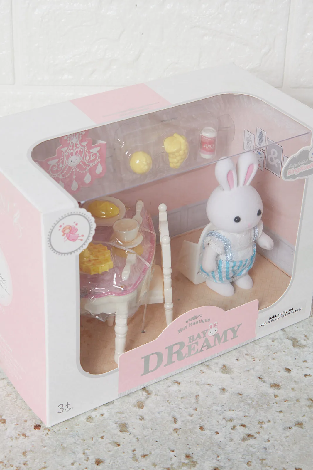 Pink Bay Dreamy Rabbit Dinning Play Set