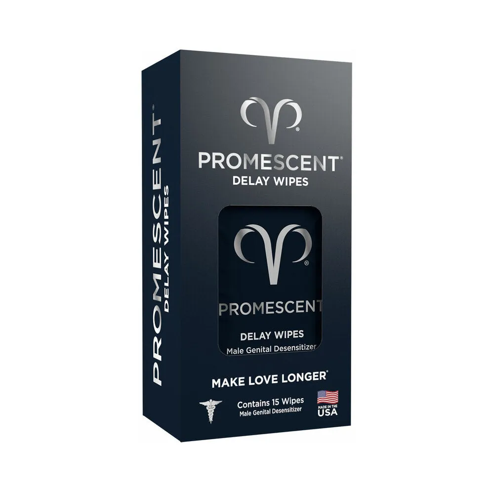 Promescent Delay Wipes 15-Pack