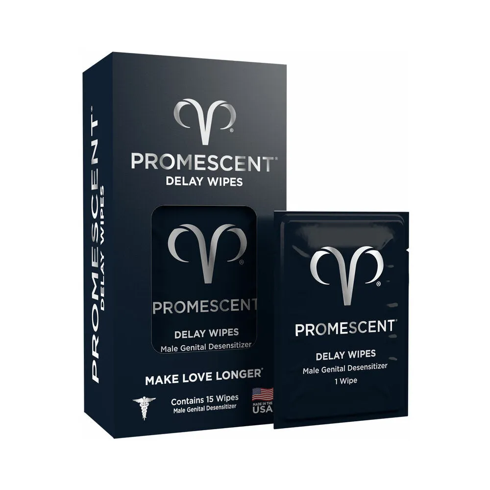 Promescent Delay Wipes 15-Pack