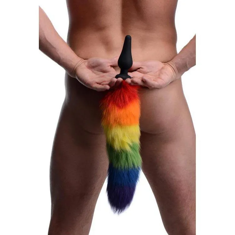 Rainbow Tail Anal Plug