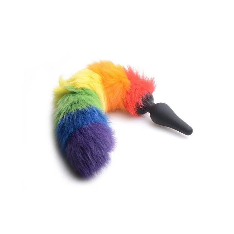 Rainbow Tail Anal Plug