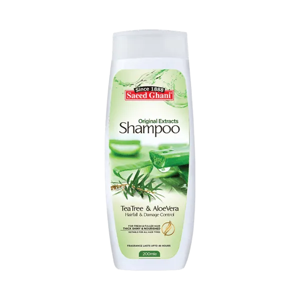 SAEED GHANI TEA TREE AND ALOE VERA SHAMPOO 200ML