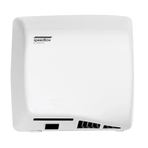 Saniflow® M17A SPEEDFLOW® PLUS Hand Dryer - White Epoxy on Steel High-Speed HEPA Universal Voltage High-Speed ADA