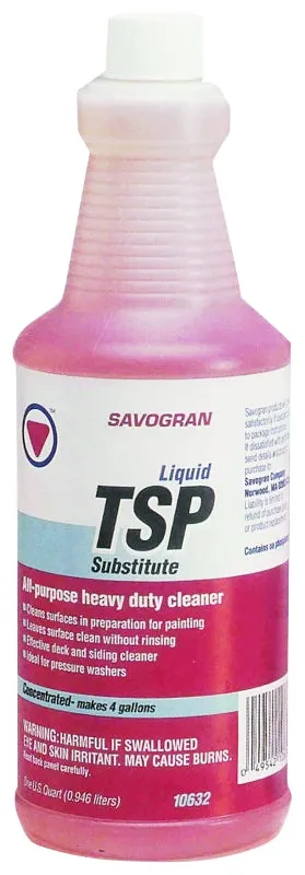 Savogran 10632 All-Purpose Cleaner, 1 qt, Bottle, Liquid, Clear/Pink :QUART: QUANTITY: 1